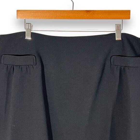 Talbots Pencil Skirt Size 20WP Black Comfort Waist Career Minimalist New - Picture 4 of 9